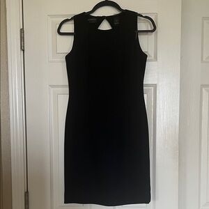 Liz Claiborne Black Sleeveless Cocktail Dress 2P Fully Lined